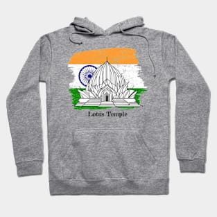 Lotus Temple India Hoodie